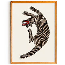 Load image into Gallery viewer, Woodblock Taguchi Tigers II