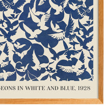 Load image into Gallery viewer, Pigeons in blue