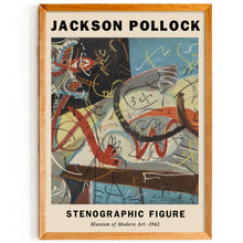 Load image into Gallery viewer, Pollock - Stenographic Figure