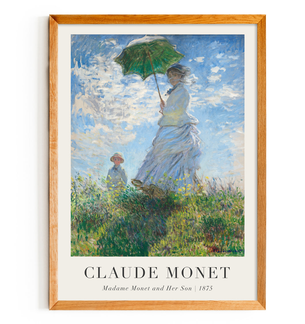 Claude Monet - Madame Monet and Her Son