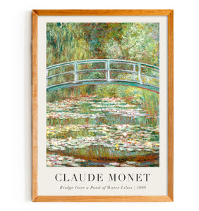 Claude Monet - Bridge Over a Pond of Water Lilies