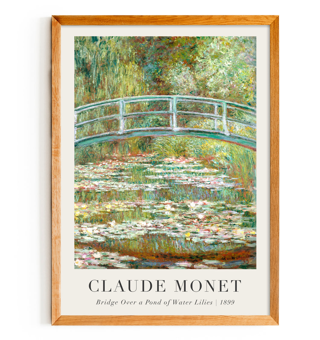 Claude Monet - Bridge Over a Pond of Water Lilies