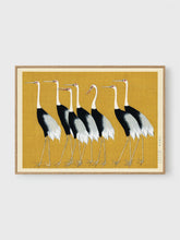 Load image into Gallery viewer, VM39 - 7 Japanese Cranes - 50x70 mockup
